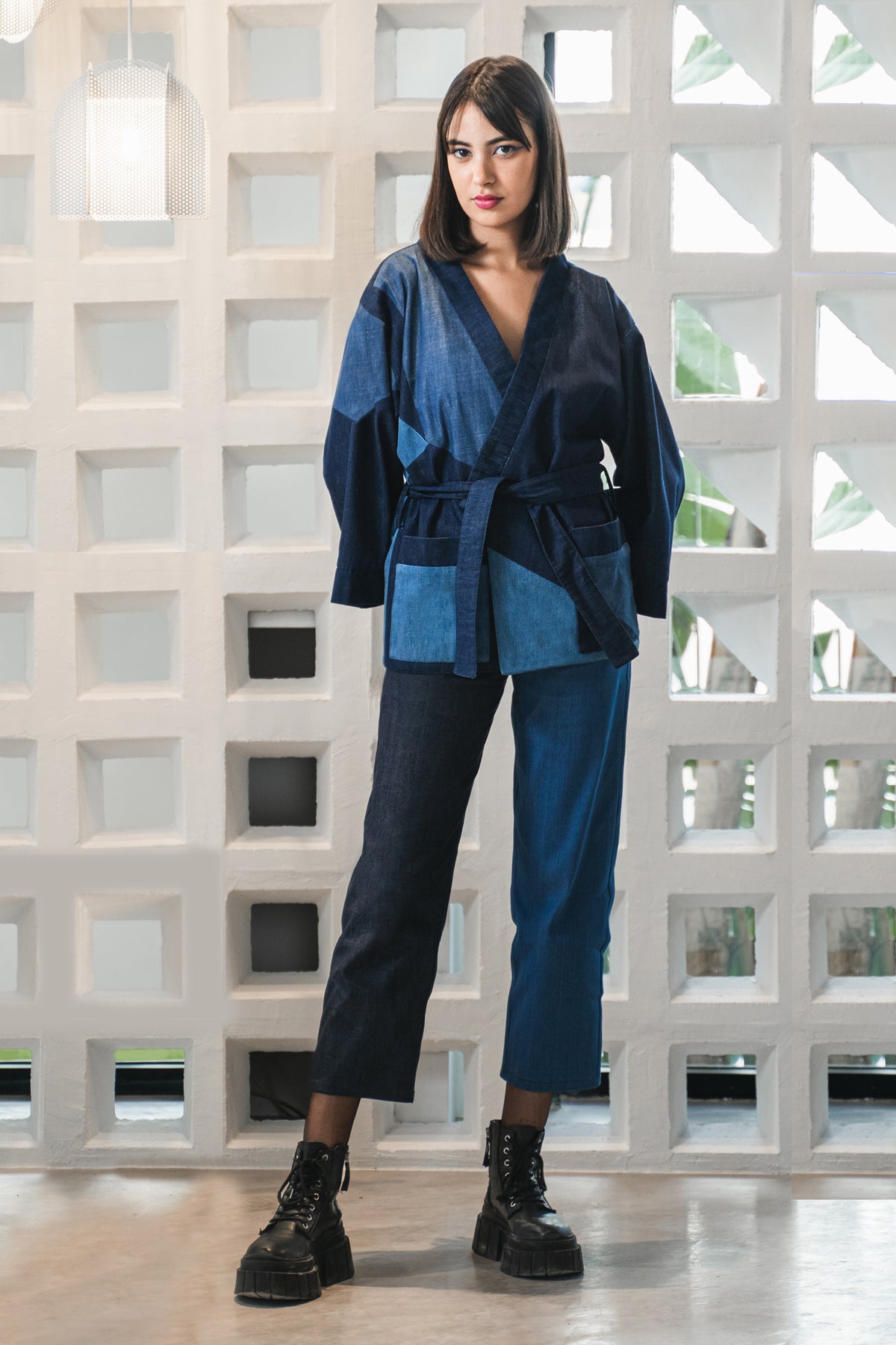 Color blocked kimono – ANISSA AIDA