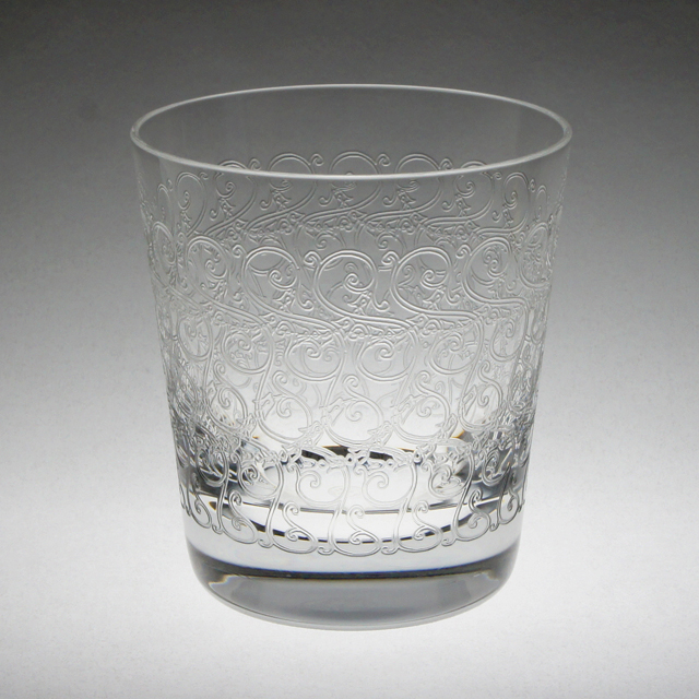 オールドバカラ「ローハン ROHAN ロックグラス 高さ9.5cm（容量約180ml
