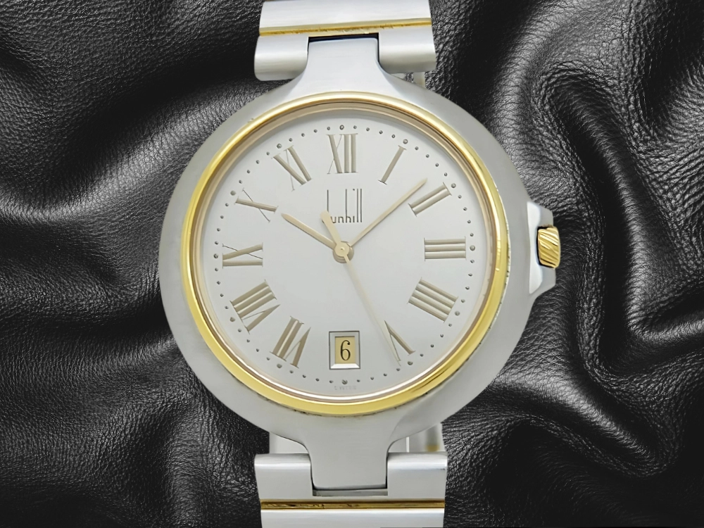 HB-0123| ダンヒル ミレニアム LQ GP/SS グレーダイヤル コンビブレス