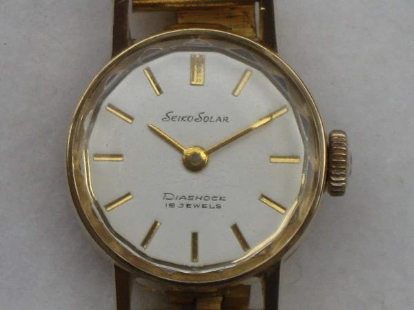 JA-0233| セイコー ソーラー 18K レディース 19石 手巻き SEIKO SOLAR