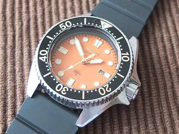 JA-1983| セイコー SEIKO ダイバー 150M 2625-0010 クオーツ オレンジ