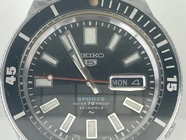 JA-2637| セイコー SEIKO 5 Sports 5126-8080 希少品 初のWATER 70