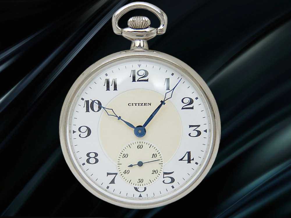 JA-3394| シチズン 懐中時計 第一号復刻モデル スターリングシルバー