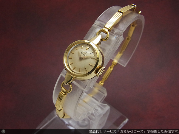 O-7203| オメガ OMEGA 14KGF 金張り レディース Cal.483 未使用
