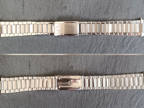 BR-1941| OMEGA オメガ SS3連セミエクステンションキャタピラブレス