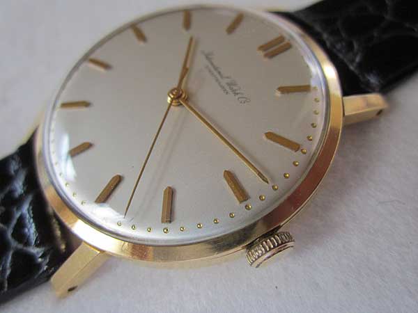 IP-2270| IWC 18K 17石 手巻き Cal.89 筆記体ロゴ 1950年代 日本製ケース