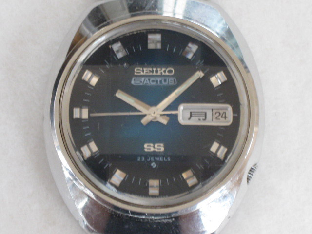 J-8748| セイコー 6106-7590 ファイブ アクタス 23石 SEIKO 5ACTUS SS