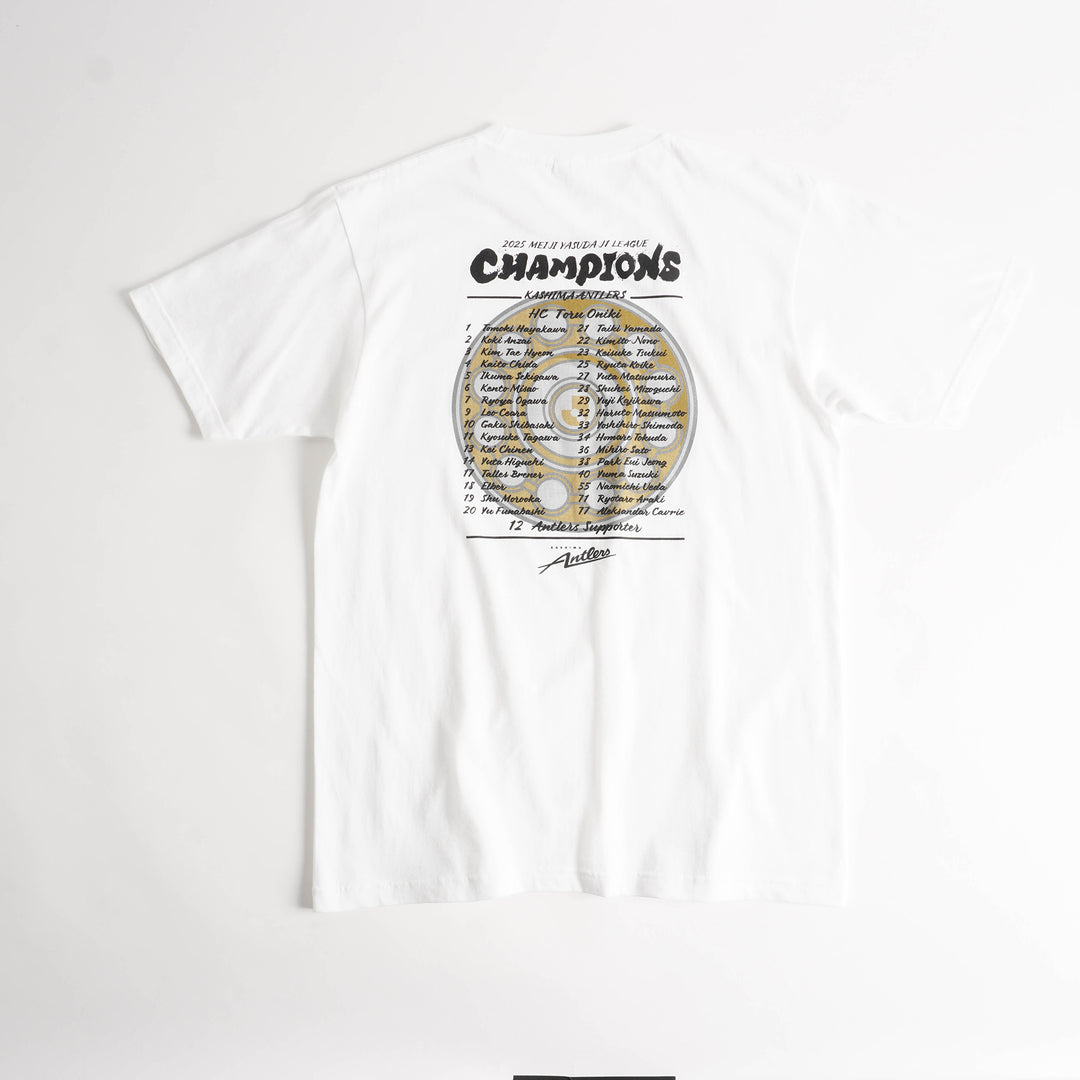 25J1リーグ優勝記念Tシャツ（全3色）【予約】 – 鹿島アントラーズFC