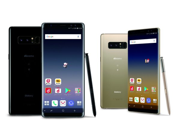 指紋＋虹彩＋顔認証に対応 ドコモ「Galaxy Note8 SC-01K」10月下旬発売