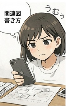 看護実習の関連図の書き方｜手書き・付箋式テンプレ5ステップと肺炎の