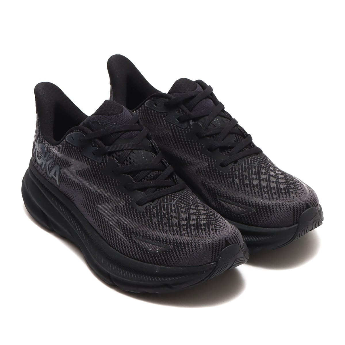 HOKA CLIFTON 9 BLACK / BLACK （ホカ クリフトン 9-ブラック