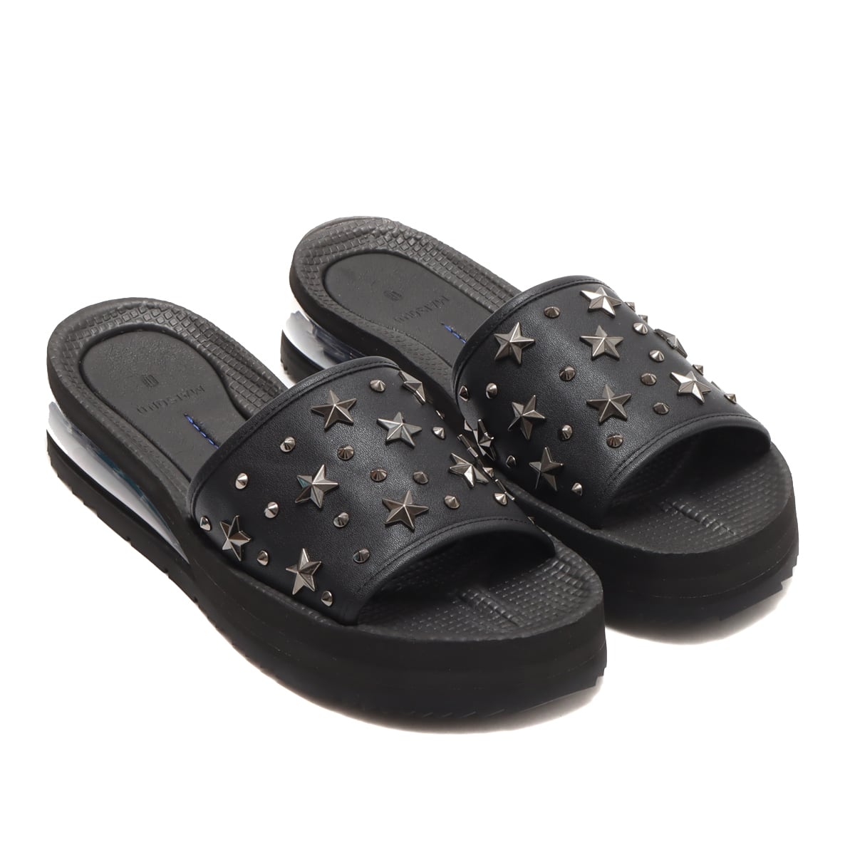 MAISON U AIR SLIDER SANDAL W/ STUDS BLACK 21SU-I（メゾン ユー