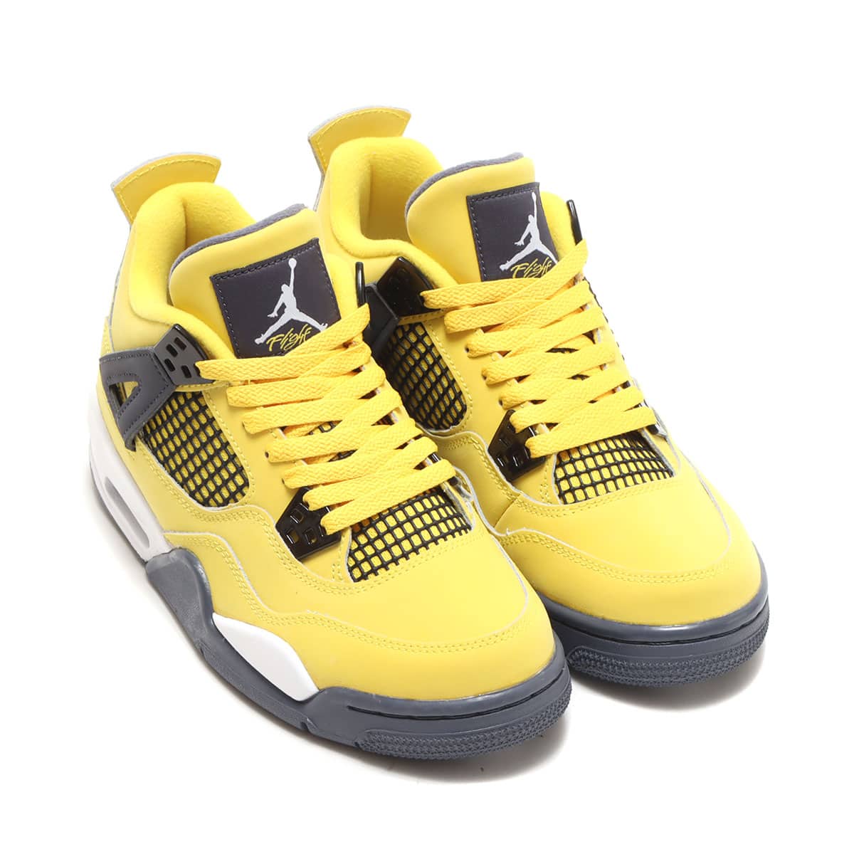JORDAN BRAND AIR JORDAN 4 RETRO (GS) TOUR YELLOW/DARK BLUE GREY