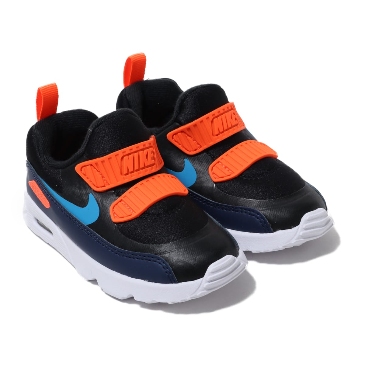 NIKE AIR MAX TINY 90 (TD) BLACK/LASER BLUE-HYPER CRIMSON 20SP-I