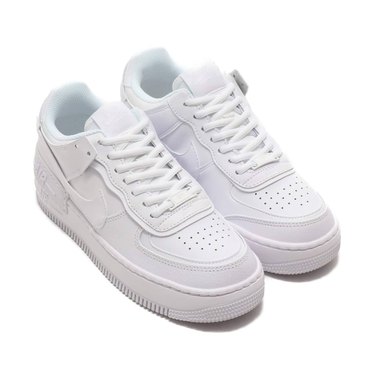 NIKE W AF1 SHADOW WHITE/WHITE-WHITE（ナイキ ウィメンズ AF1