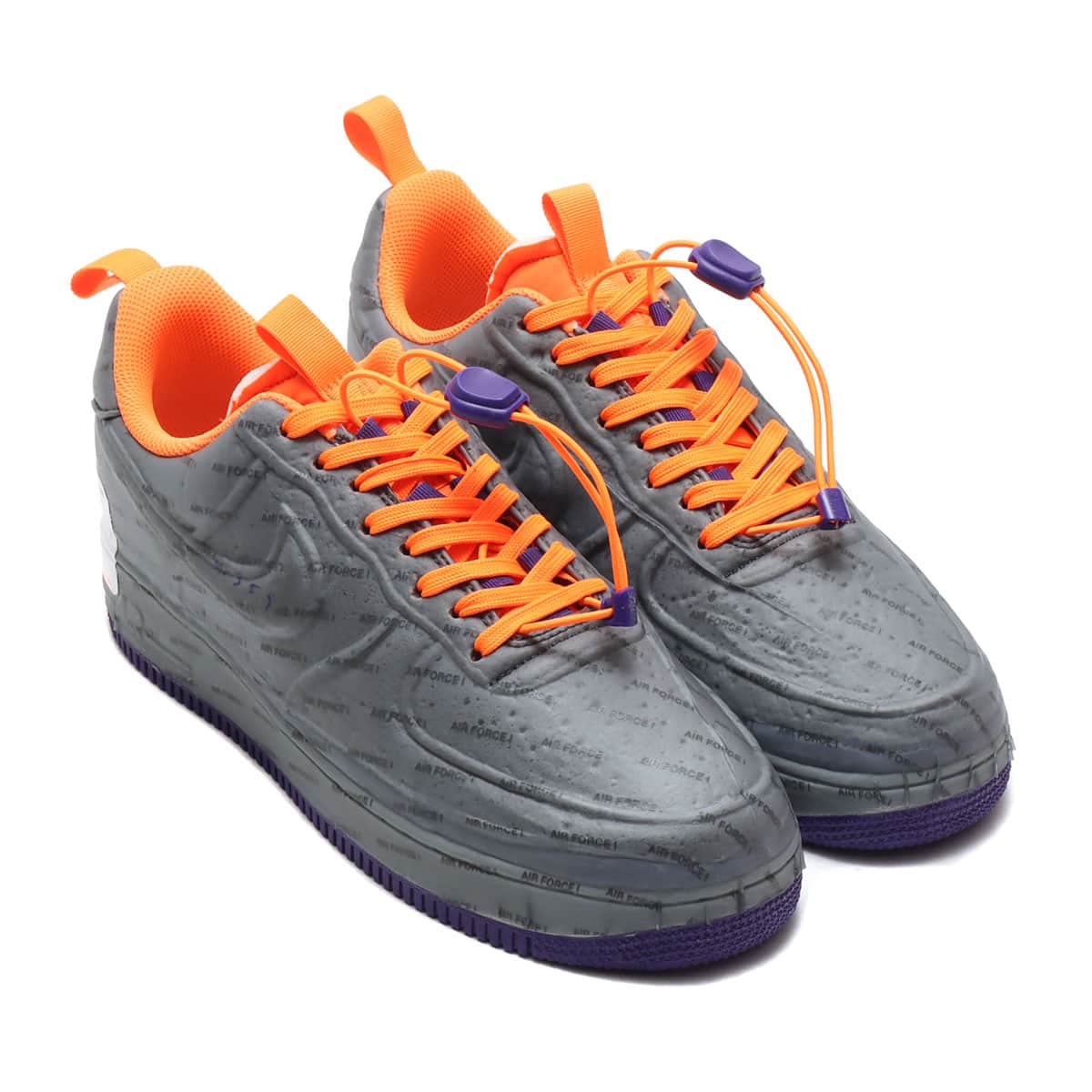 NIKE AIR FORCE 1 EXPERIMENTAL LT SMOKE GREY/COURT PURPLE-TOTAL