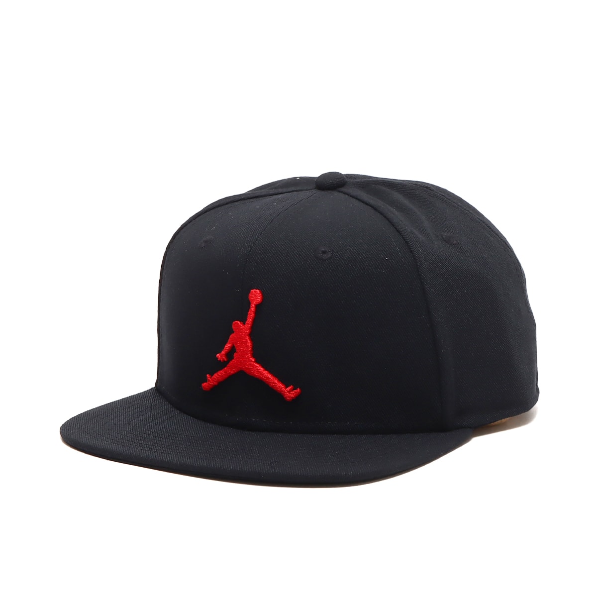 JORDAN BRAND JORDAN PRO JUMPMAN SNAPBACK BLACK/BLACK/BLACK/GYM RED