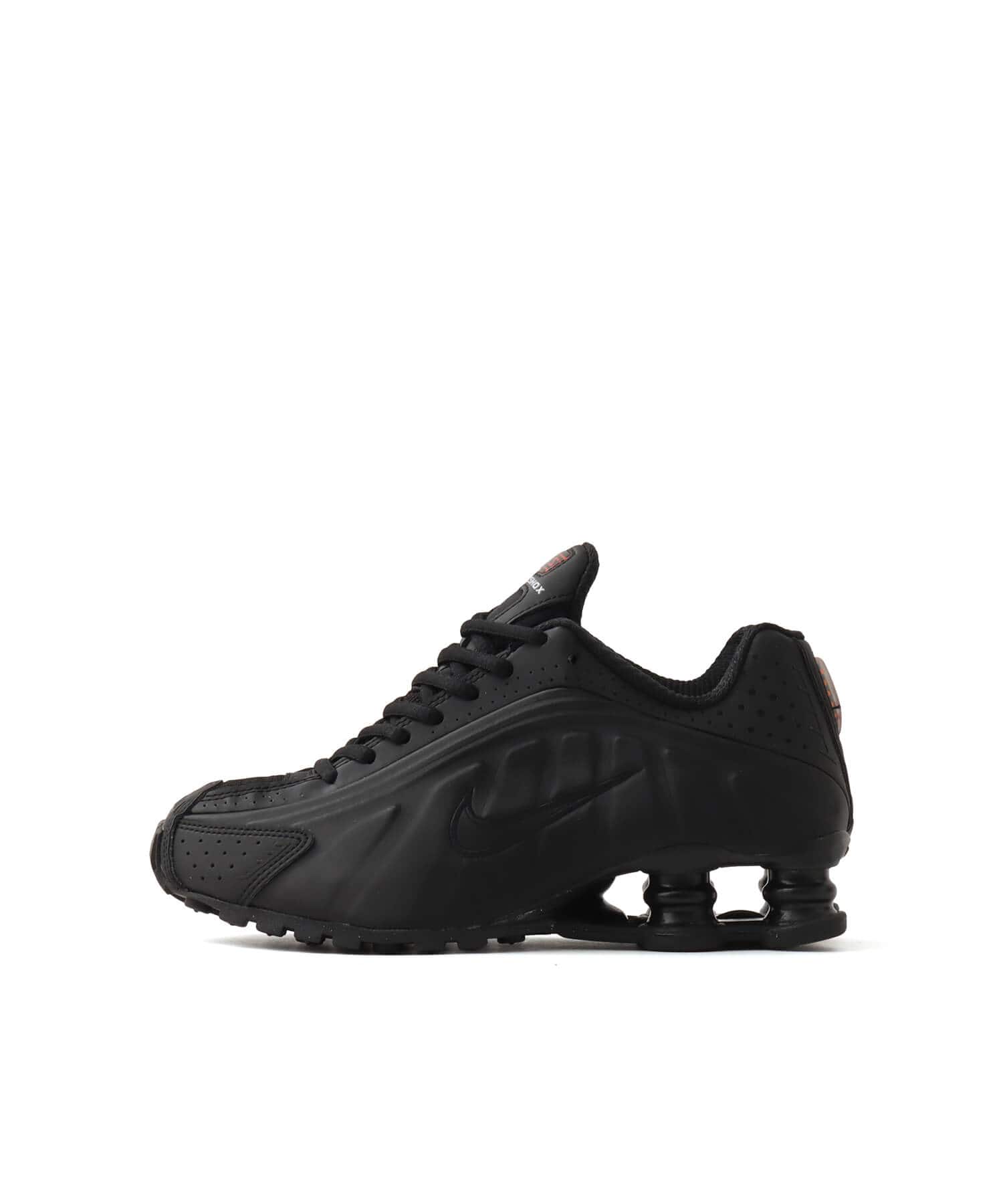 NIKE SHOX R4 BLACK/BLACK-BLACK-MAX ORANGE （ナイキ ショックス R4