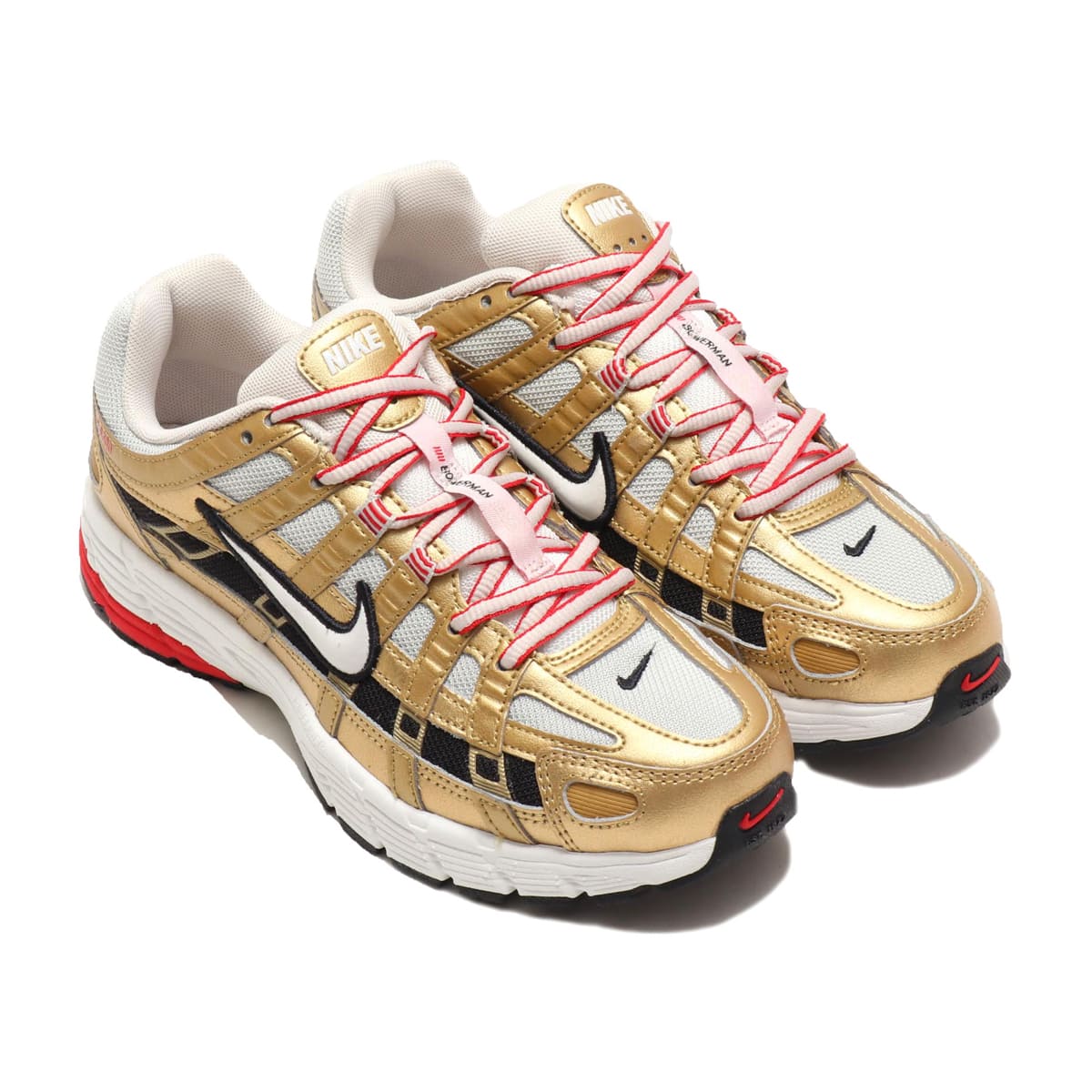 NIKE W P-6000 LIGHT BONE/SUMMIT WHITE-METALLIC GOLD 19HO-I（ナイキ