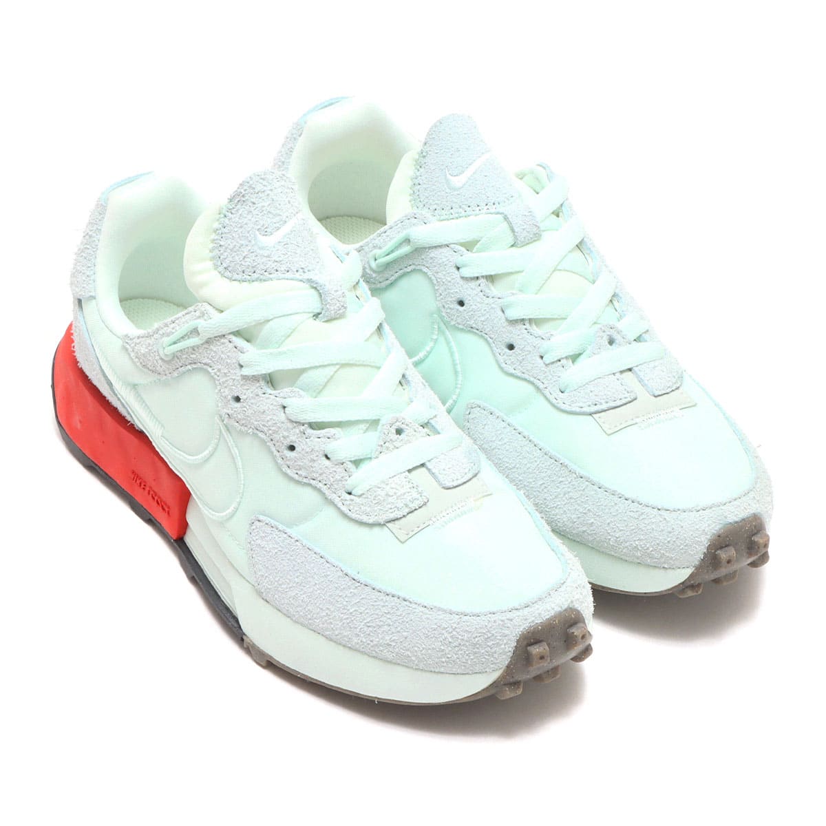 NIKE W FONTANKA WAFFLE BARELY GREEN/BARELY GREEN-UNIVERSITY RED