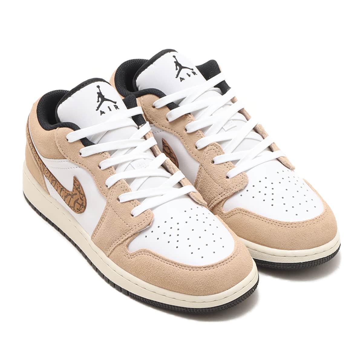 JORDAN BRAND AIR JORDAN 1 LOW SE (GS) HEMP/LT BRITISH TAN-WHITE