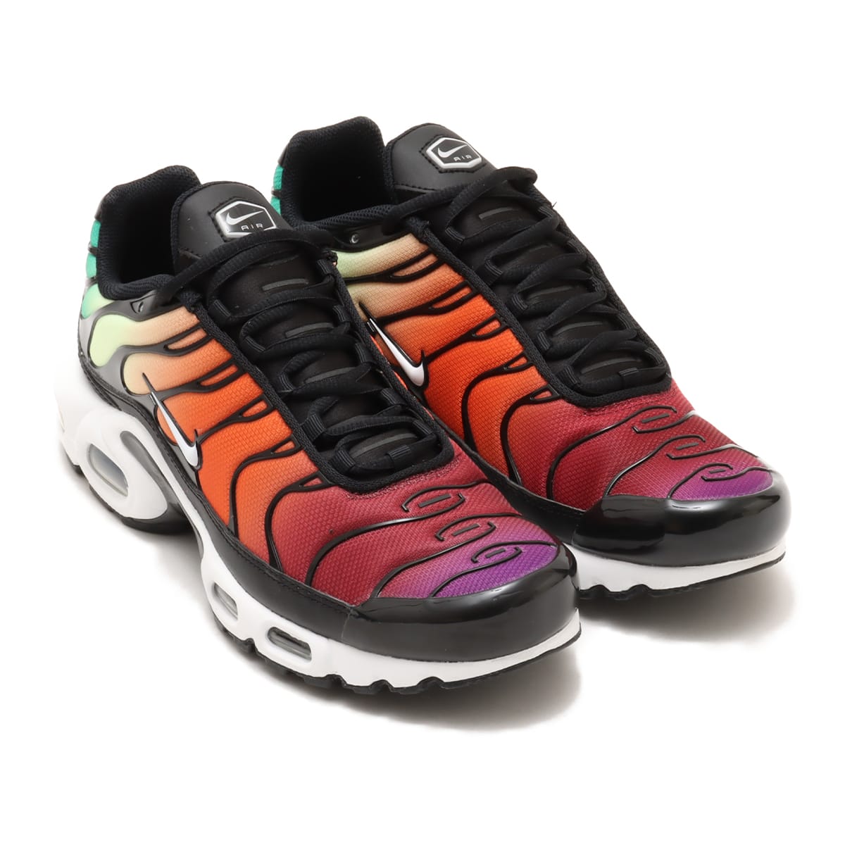 NIKE W AIR MAX PLUS BLACK/WHITE-VIOTECH-TEAM RED（ナイキ