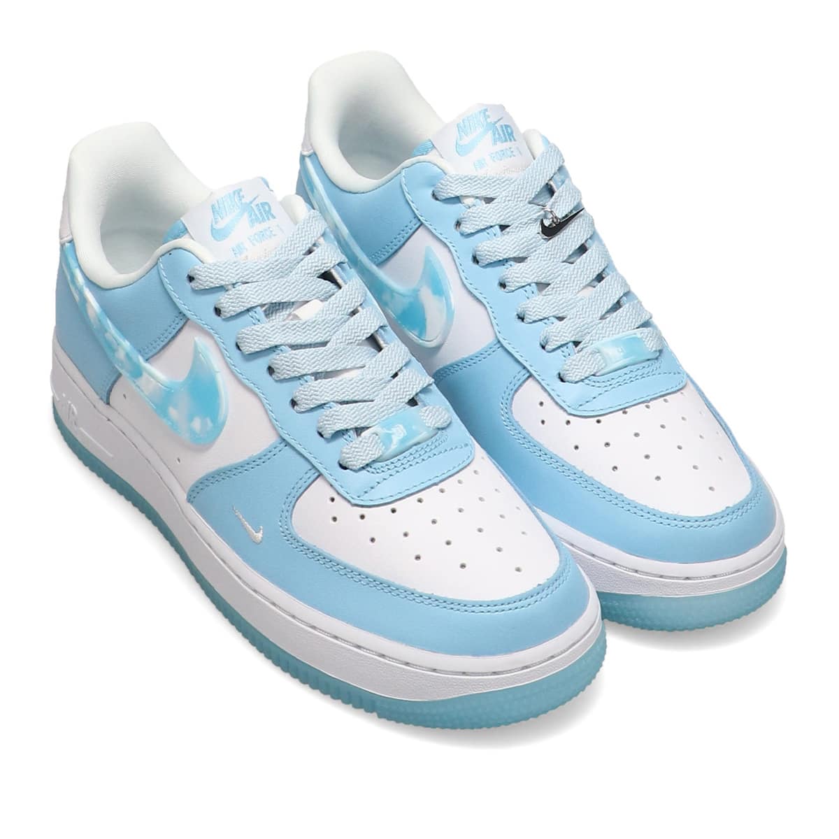 NIKE WMNS AIR FORCE 1 '07 LX WHITE/CELESTINE BLUE-BLUE CHILL 22FA