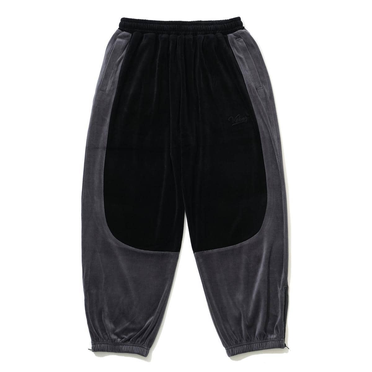 KEBOZ VELOUR TRACK PANTS BLACK 23FA-I（ケボズ ベロア トラック
