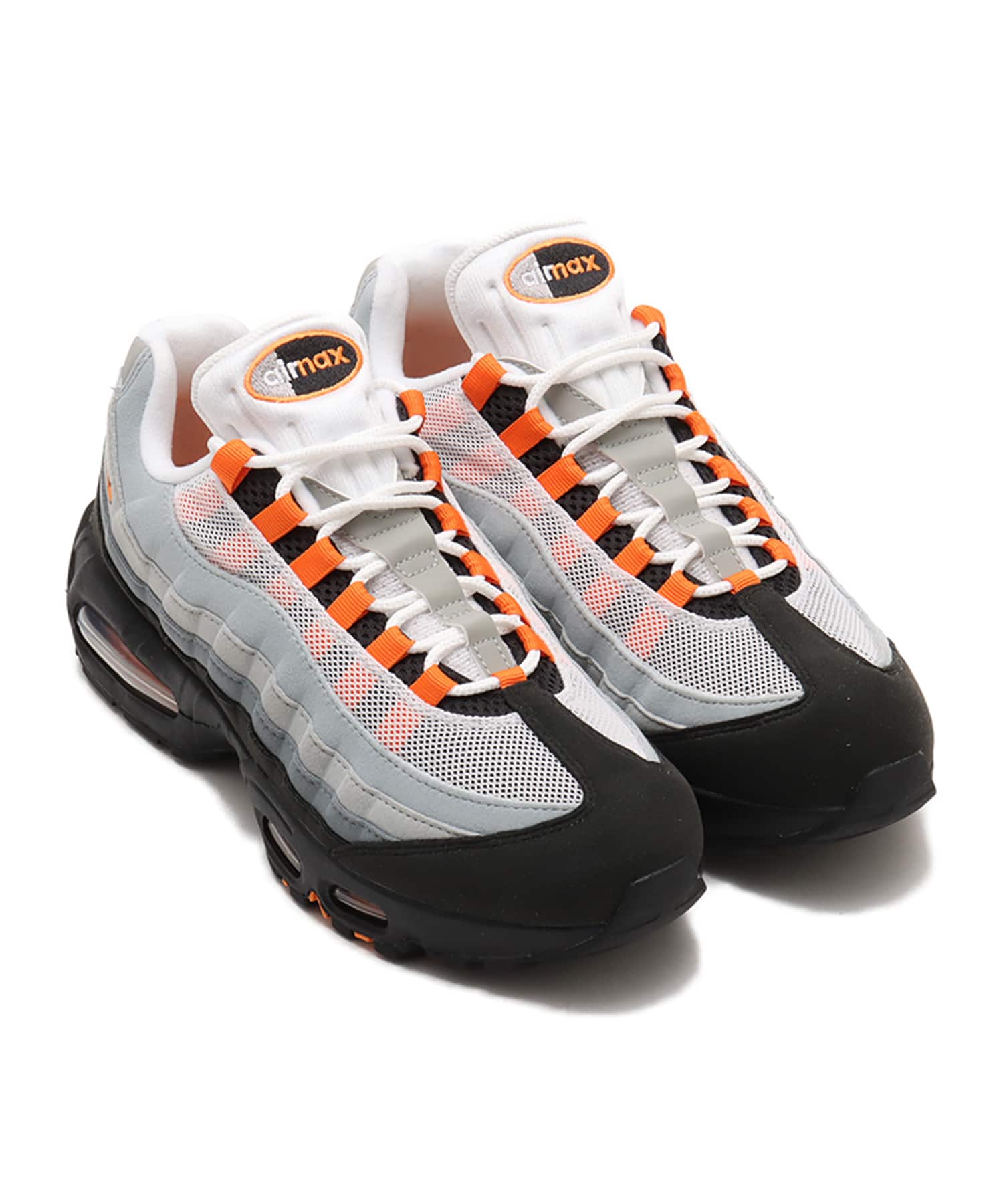 NIKE AIR MAX 95 OG BLACK/BRIGHT MANDARIN-COOL GREY-WHITE（ナイキ