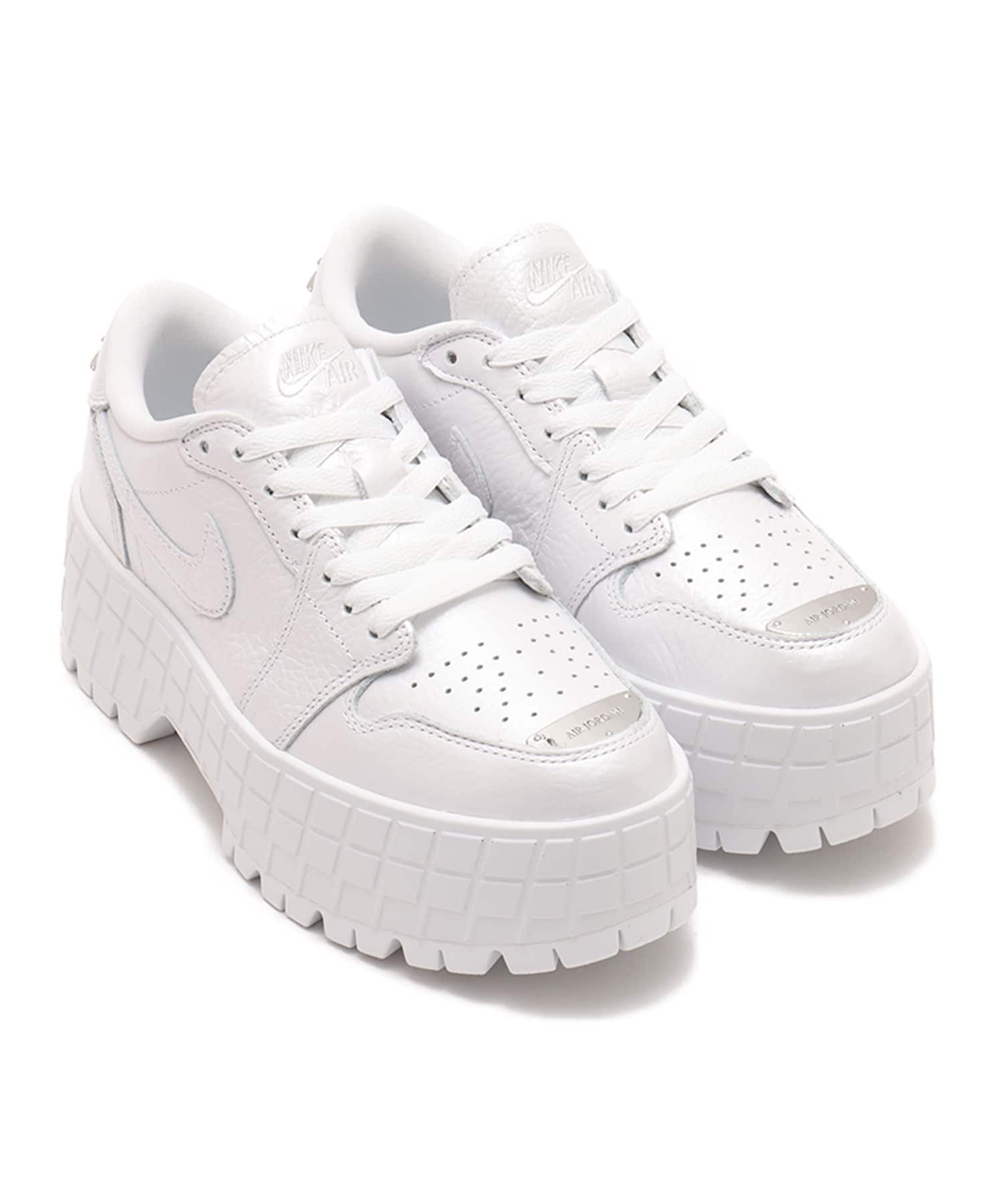 JORDAN BRAND W AIR JORDAN 1 BROOKLYN LOW WHITE/METALLIC SILVER