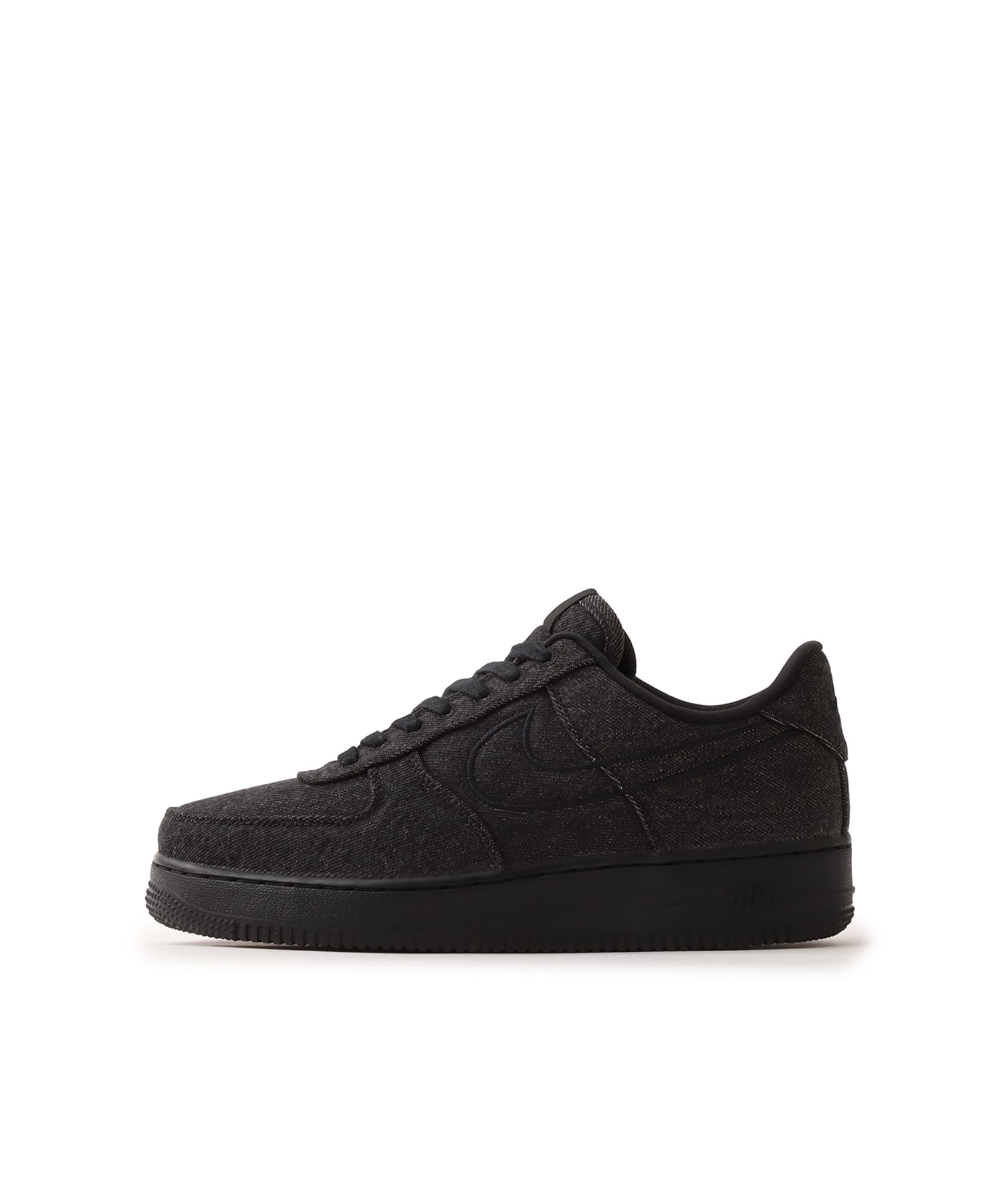 NIKE WMNS AIR FORCE 1 '07 LV8 BLACK/BLACK-WHITE-METALLIC SILVER