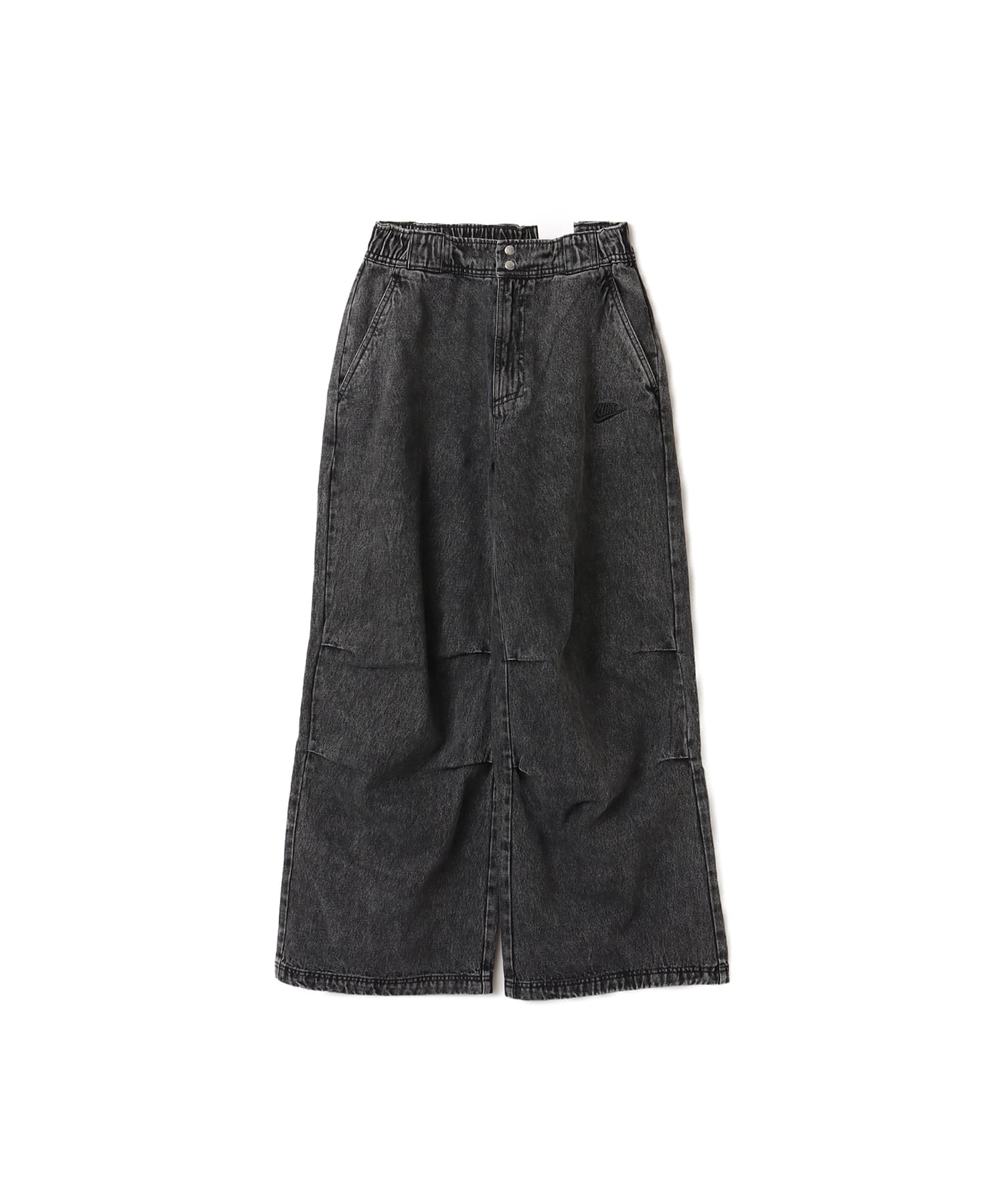 NIKE AS W NSW DENIM WVN PANT GCEL BLACK（ナイキ ウィメンズ NSW