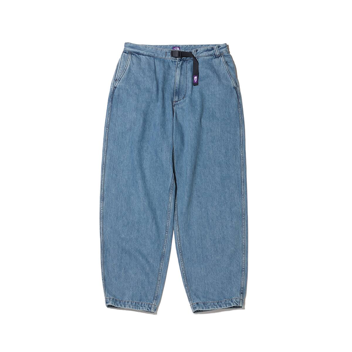 N24FC080 PURPLE LABELデニム ワイドテーパードパンツ THE NORTH FACE