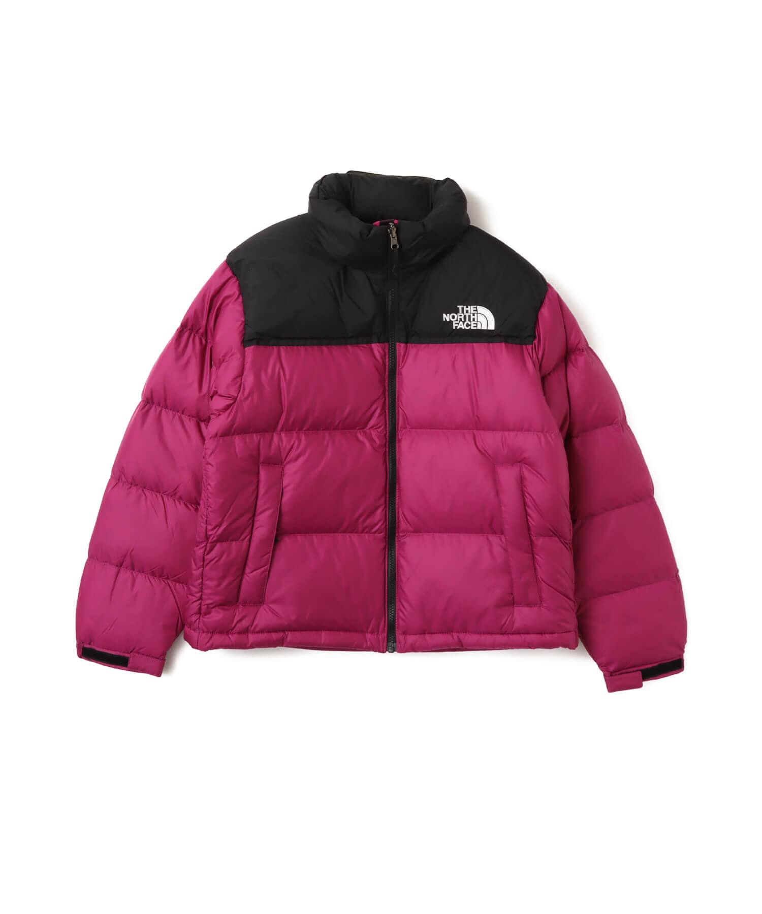 THE NORTH FACE Womens Short Nuptse Jacket ブラックxロックスバリー