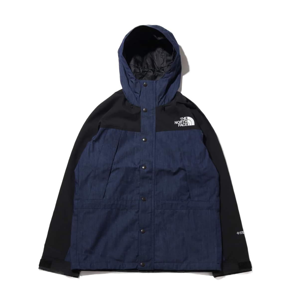 THE NORTH FACE MOUNTAIN LIGHT DENIM JACKET NYLON INDIGO DENIM 21SS