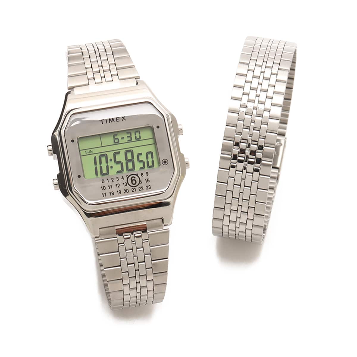 MM6 ×TIMEX Silver（エムエムシックス ×タイメックス-シルバー