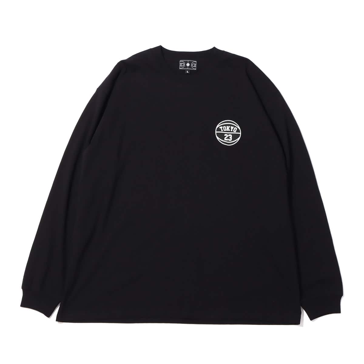 TOKYO 23 LOGO LS TEE BLACK 21FA-I（トーキョー23 ロゴ ロング