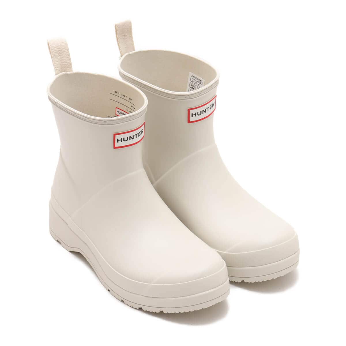 HUNTER PLAY SHORT HUNTER DOT BACKSTRAP BOOT White Willow