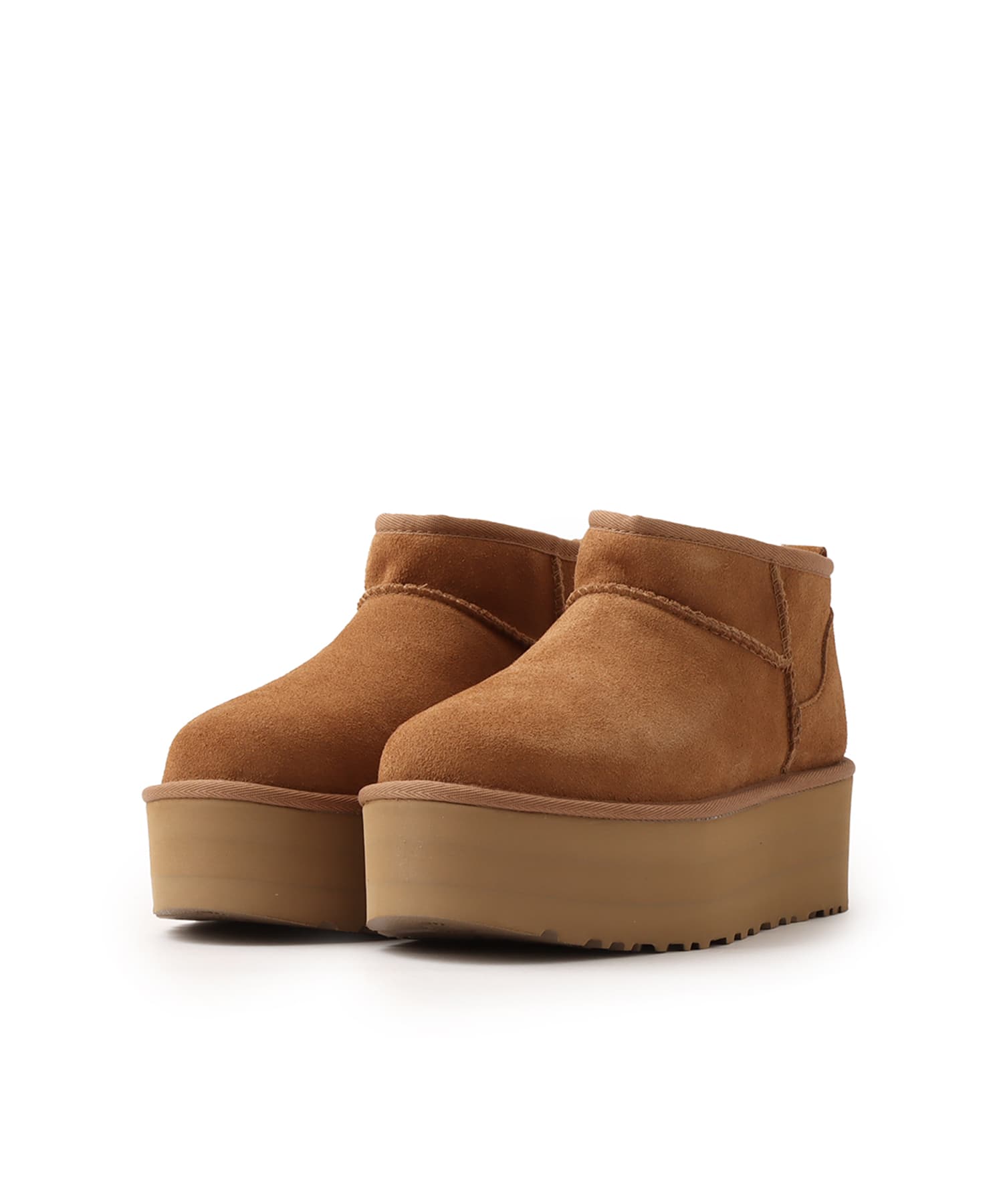 UGG W CLASSIC ULTRA MINI PLATFORM CHESTNUT（アグ クラッシック