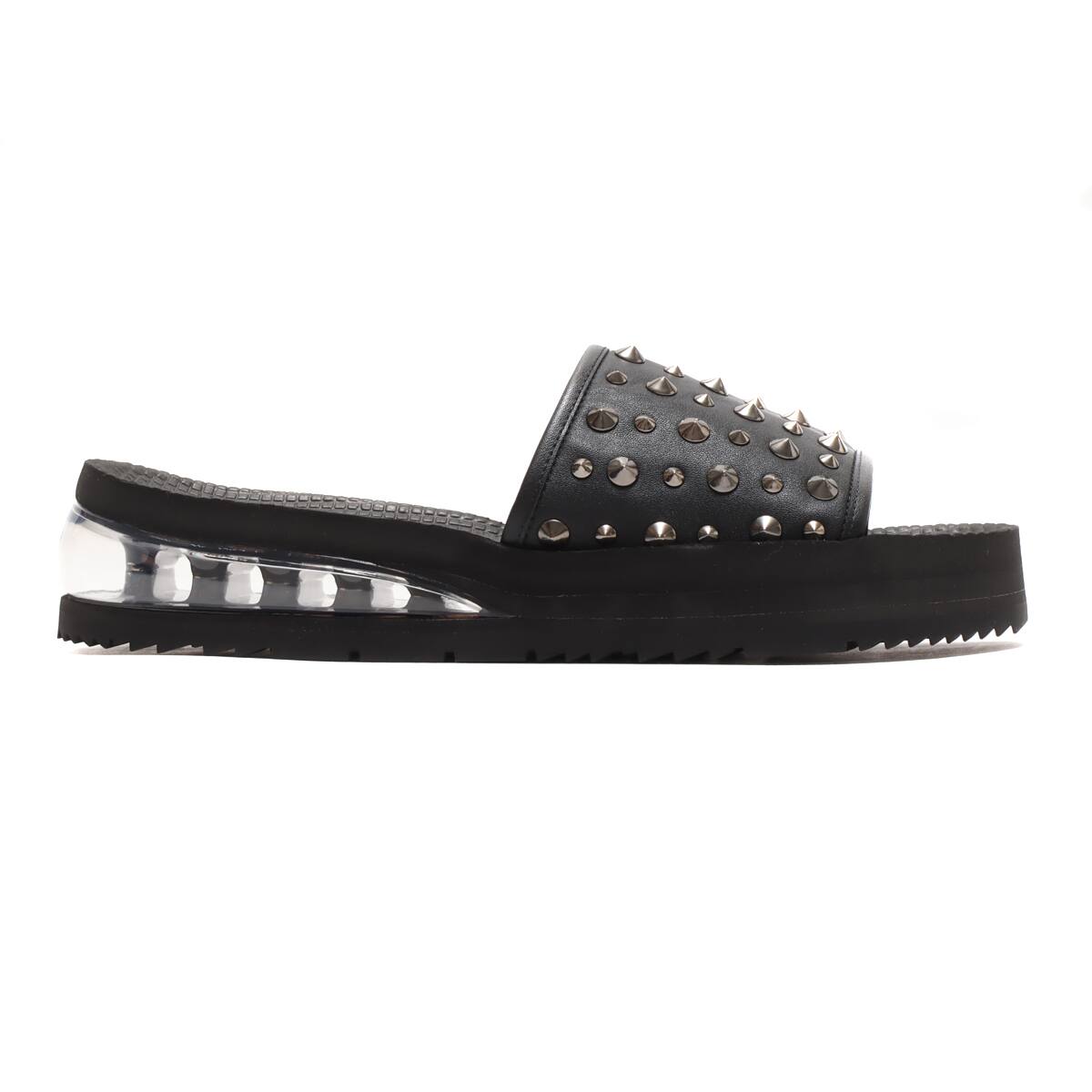 MAISON U AIR SLIDER SANDAL W/ STUDS BLACK 21SU-I（メゾン ユー