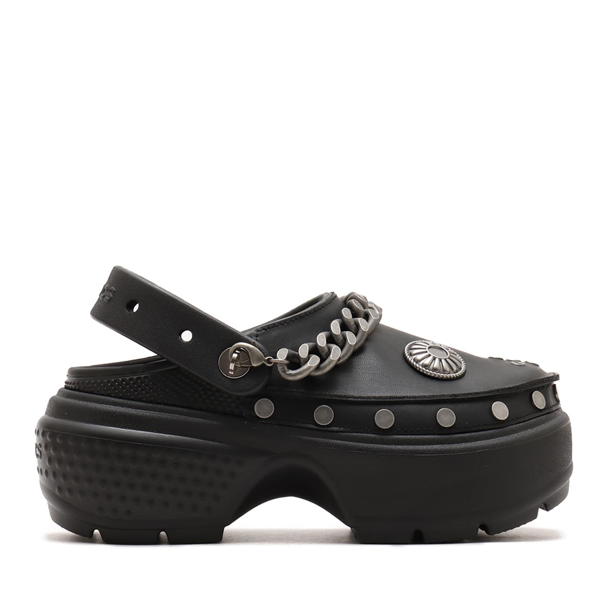 crocs Stomp Embellished Clog Black （クロックス ストンプ エンベ