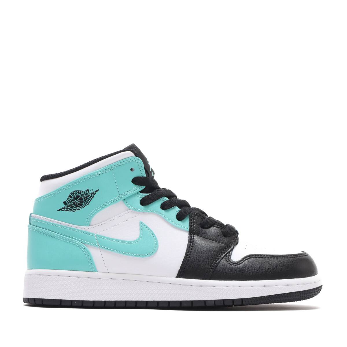 JORDAN BRAND AIR JORDAN 1 MID GS WHITE/TROPICAL TWIST-BLACK 21SU-I