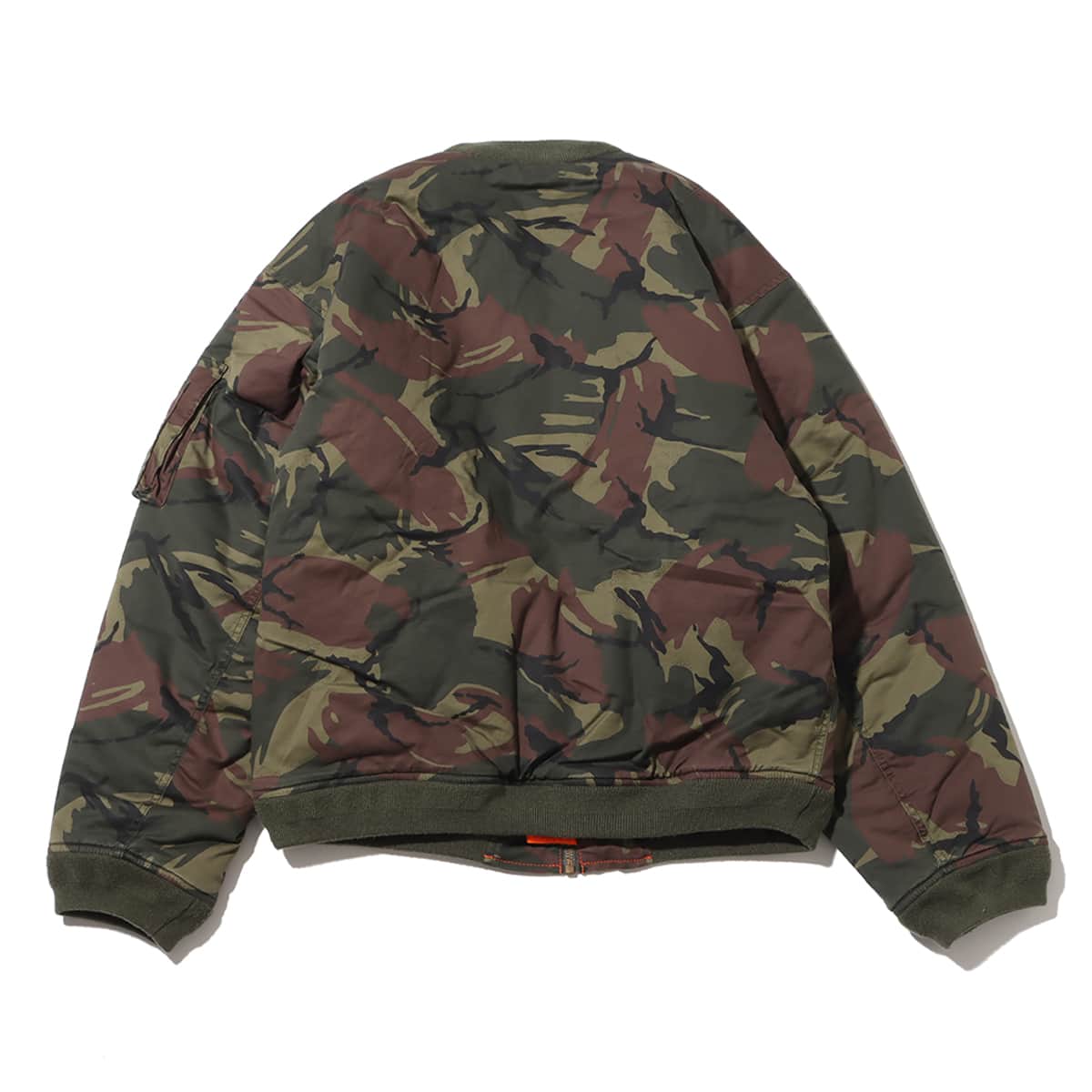 NIKE AS M NL MA1 FLIGHT WVN JKT CAM MEDIUM OLIVE/BLACK 23HO-I
