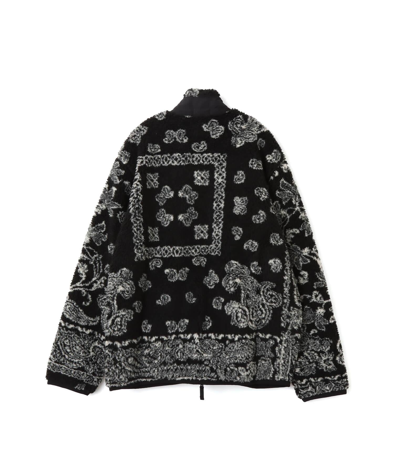 POLO RALPH LAUREN JAQUARD HI-PILE JACKET YUKON PATCHWORK BANDANA