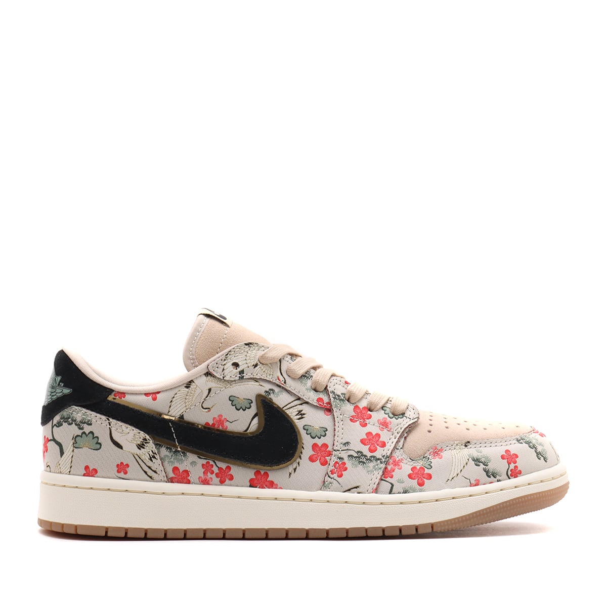 JORDAN BRAND AIR JORDAN 1 RETRO LOW OG OATMEAL/BLACK-JADE SMOKE