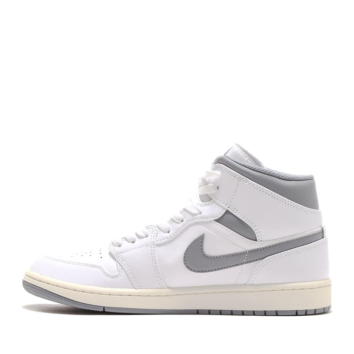 JORDAN BRAND AIR JORDAN 1 MID WHITE/STEALTH 22FA-I（ジョーダン