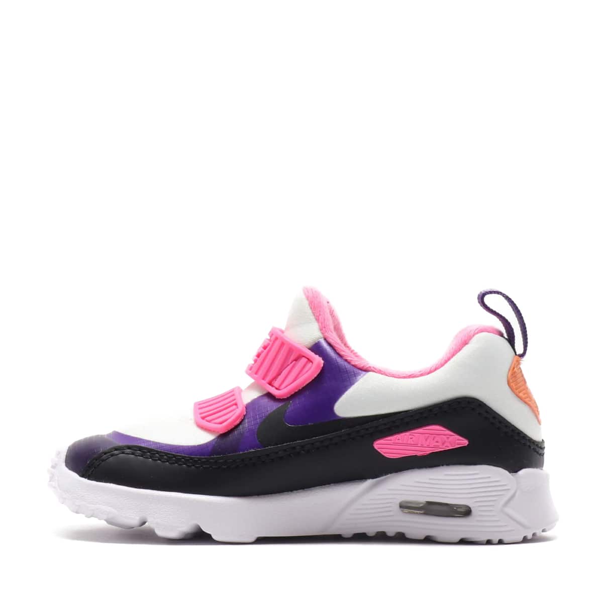 NIKE AIR MAX TINY 90 (TD) WHITE/BLACK-EGGPLANT-LOTUS PINK 20SU-I