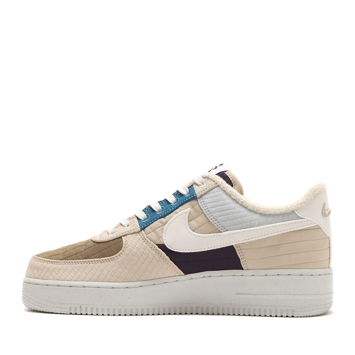 NIKE AIR FORCE 1 '07 LX NN BROWN KELP/SAIL-RATTAN-CAVE PURPLE 21HO