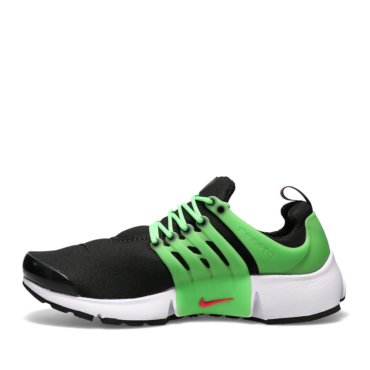 NIKE AIR PRESTO BLACK/HYPER PINK-WHITE-GREEN STRIKE 21SU-I（ナイキ