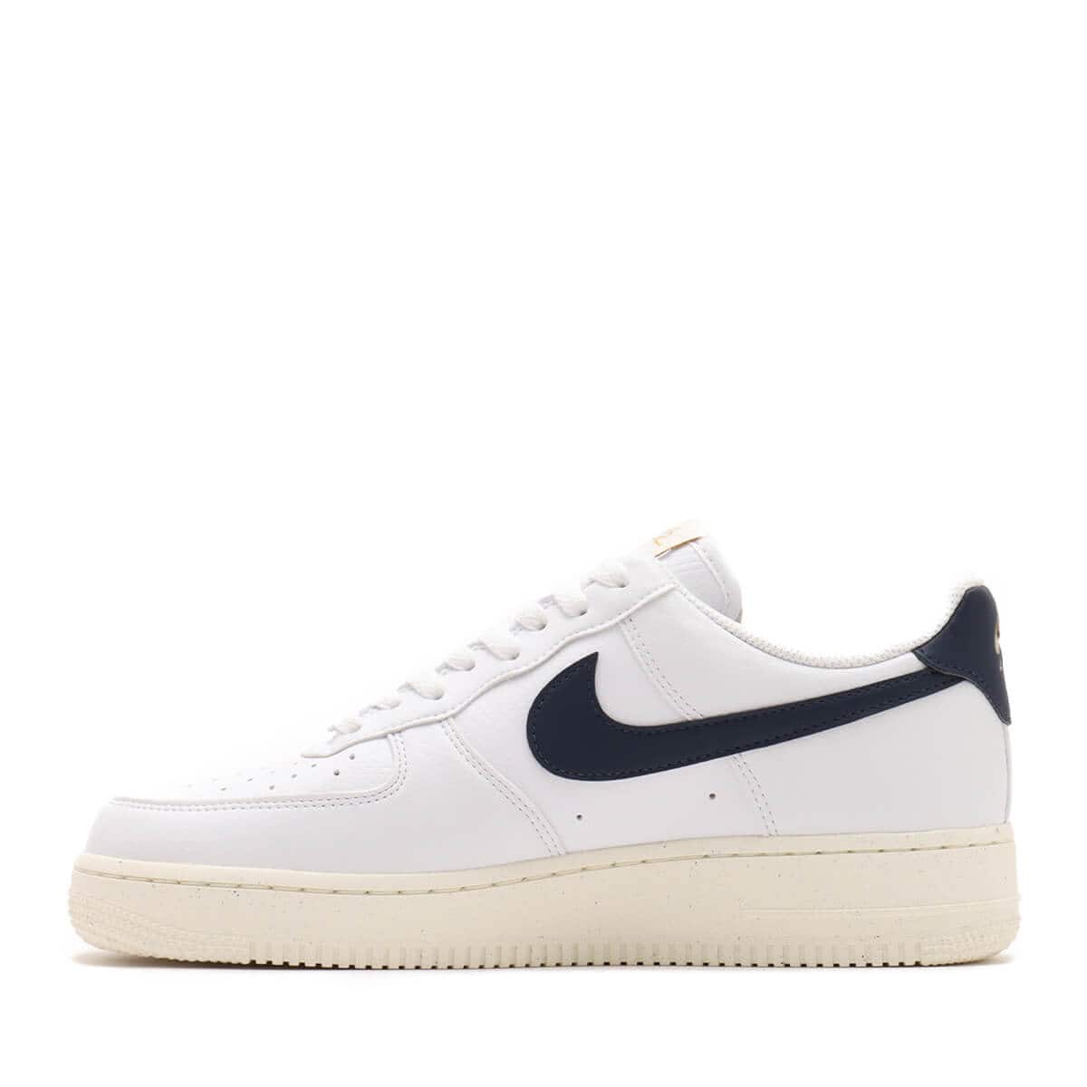 NIKE W AIR FORCE 1 '07 NN WHITE/OBSIDIAN-PALE IVORY-METALLIC GOLD